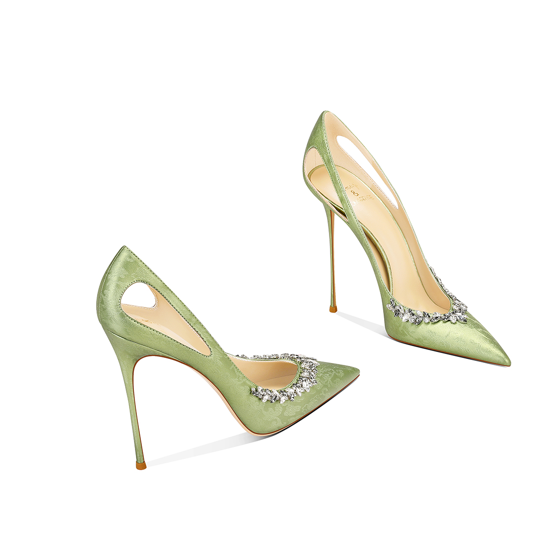 高跟鞋女2025爆款洋气国风名媛2025秋季新款尖头细跟百搭小众轻奢