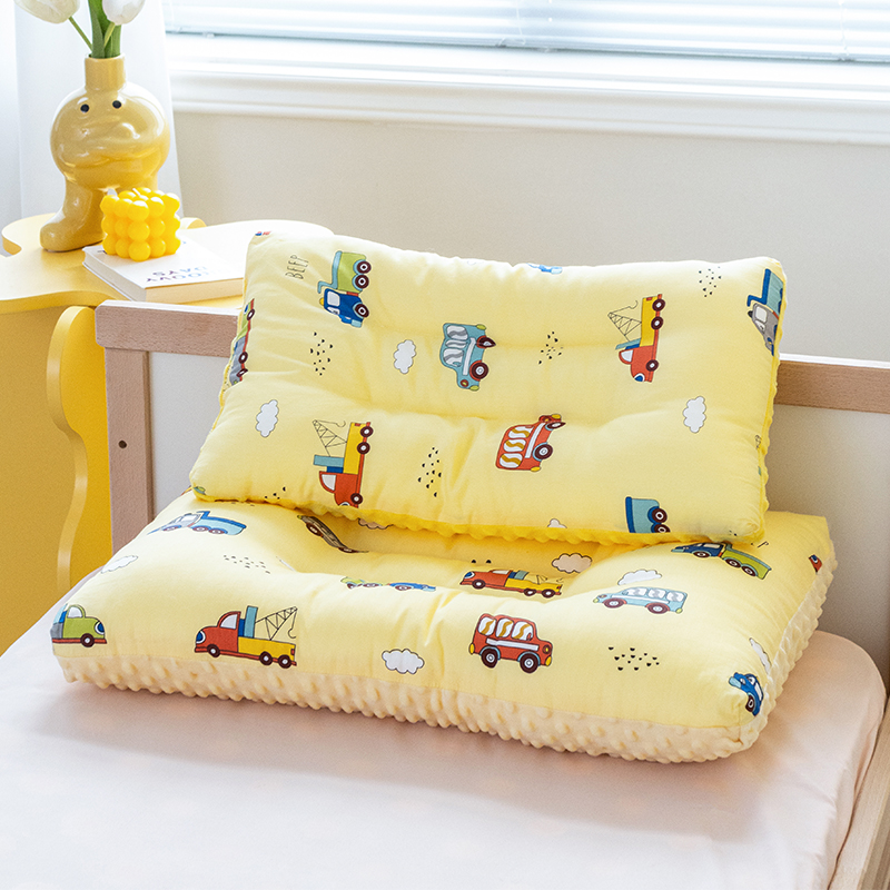 婴儿枕头新生儿童小枕头宝宝枕头1-3-6岁幼儿园枕透气柔软豆豆枕