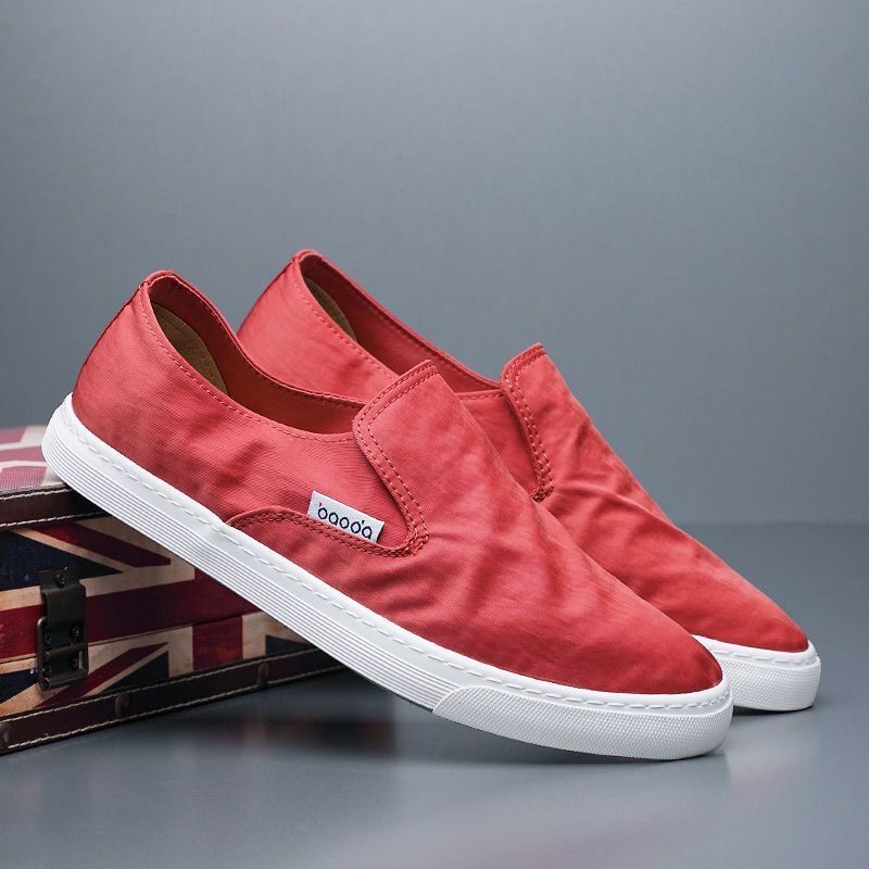 baoda/宝达新款老北京布鞋春夏男士透气一脚蹬板鞋休闲男鞋#042