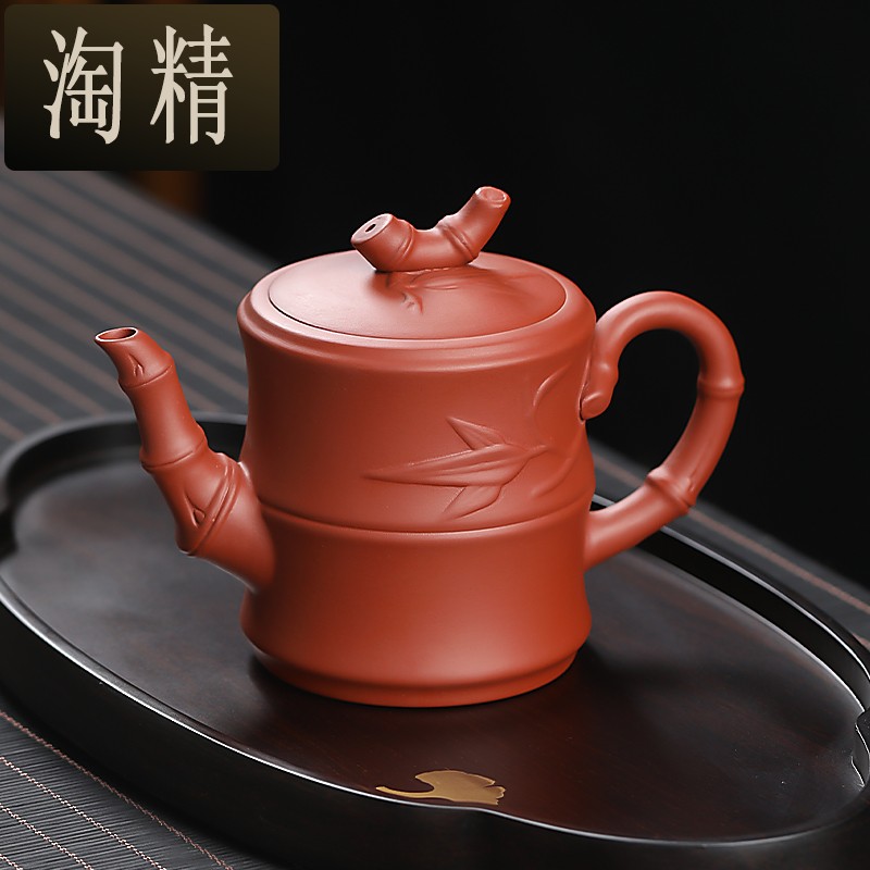 原矿朱泥紫砂壶纯全手工泡茶单壶节节高升壶功夫茶具可养茶壶礼盒