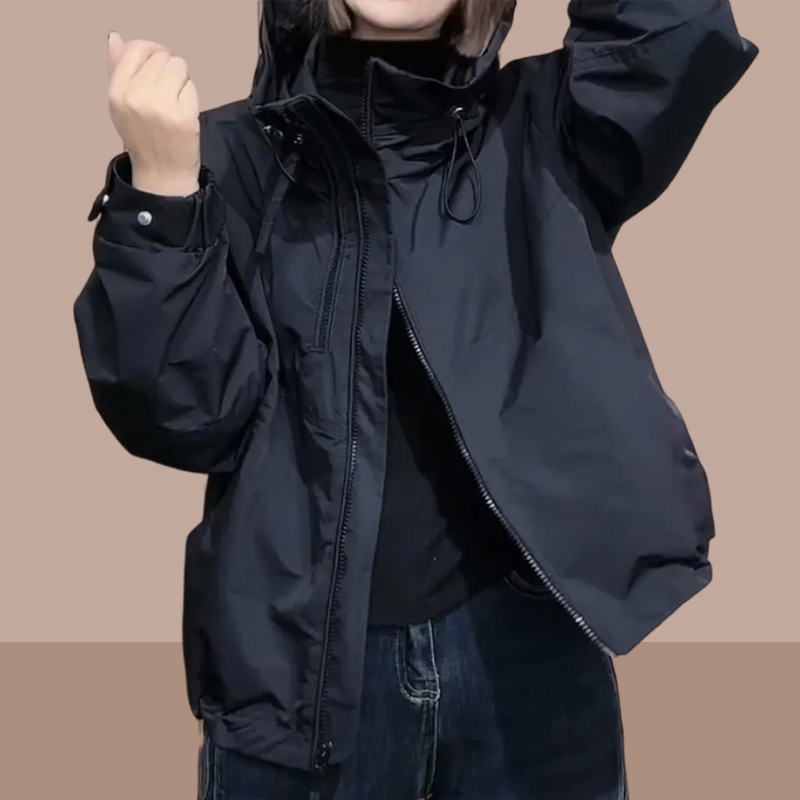 春秋装工装外套女款爆款2025新款网红款高级感休闲机车服时尚洋气