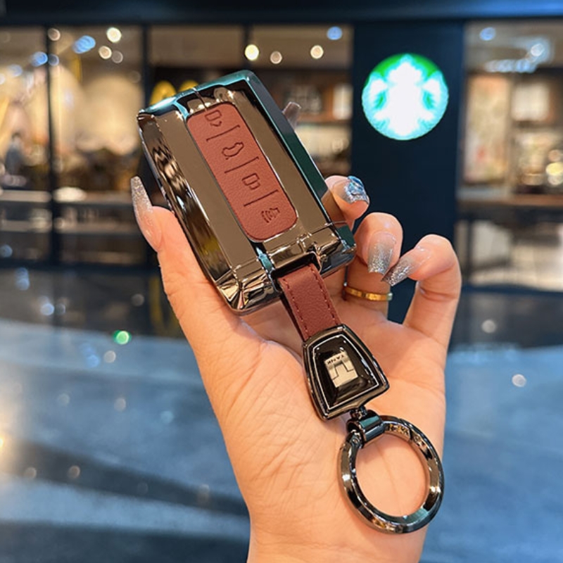 坦克300钥匙套新款500hi4t/400扣700三百包壳合金男女皮革高级