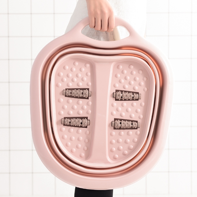 泡脚桶可折叠家用加厚过小腿新款洗脚盆足浴按摩盆子足浴盆折