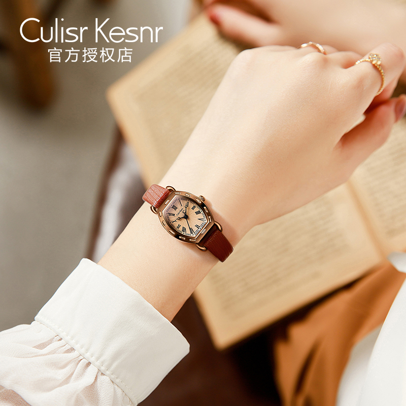 Culisr Kesnr正品手表女款女士小众网红时尚气质复古小众腕表