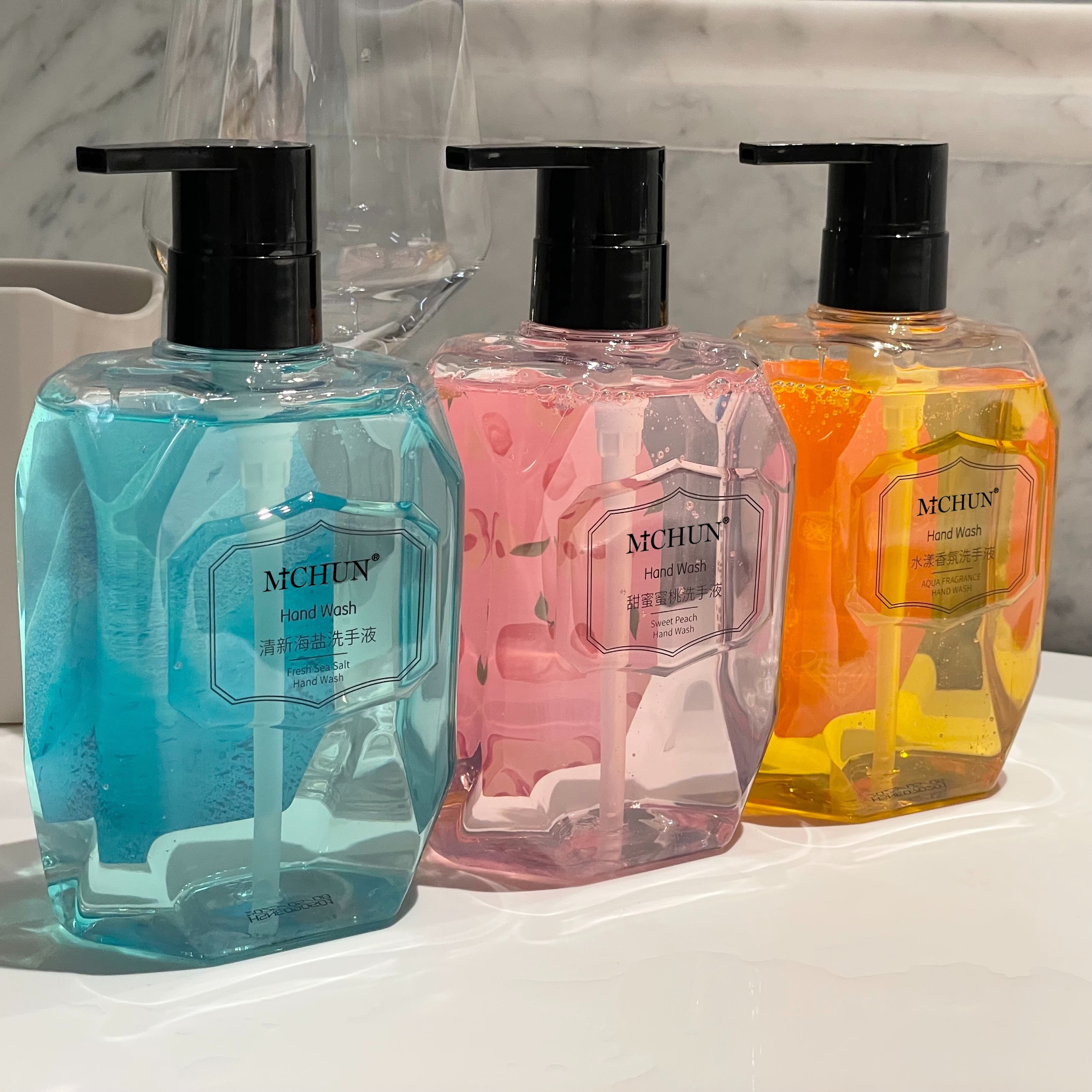 洗手液持久留香温和不刺激家用便携装自带香氛易冲洗儿童可用颜值