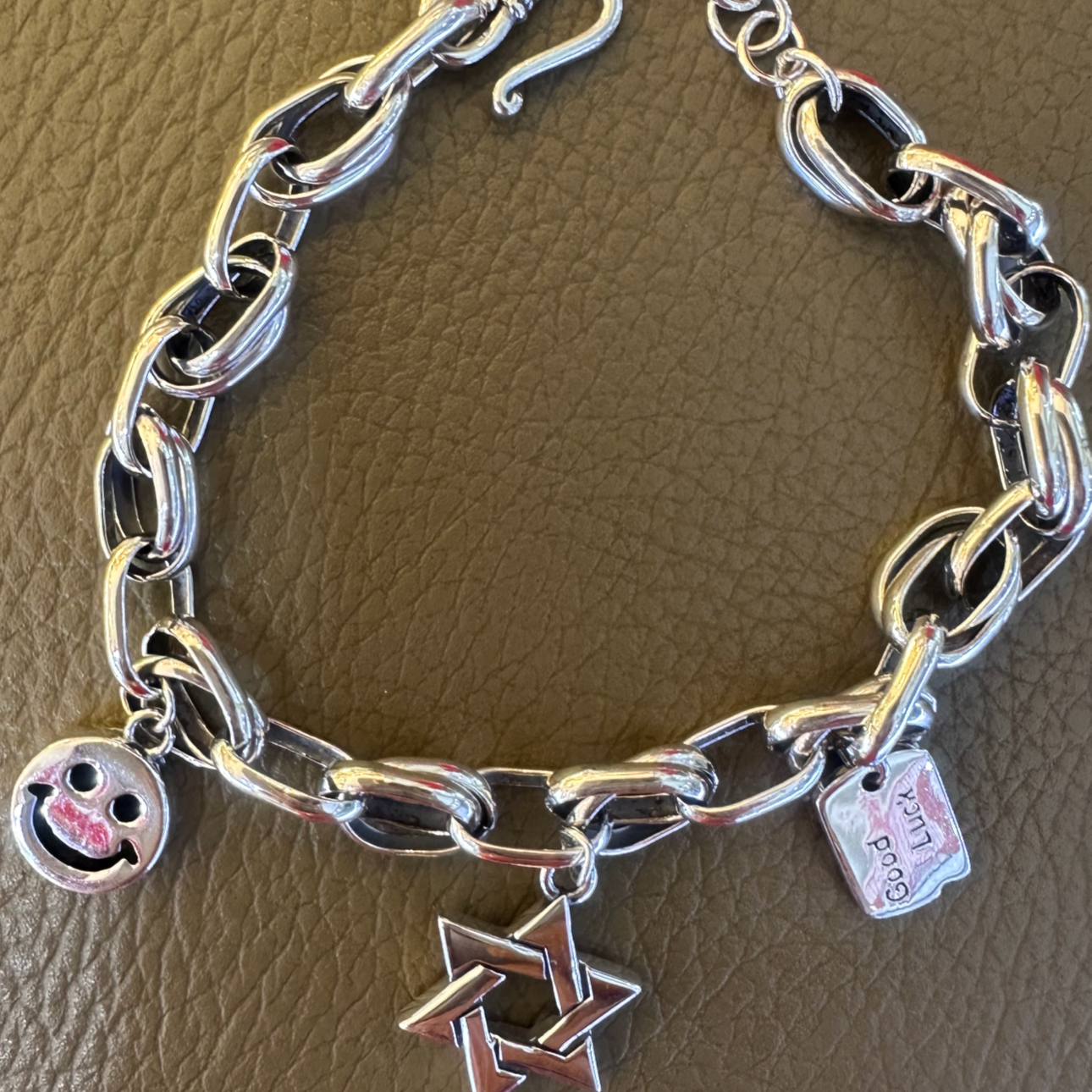 925银手链 可调节纯银手链百搭饰品韩版轻奢时尚简约个性商场简约