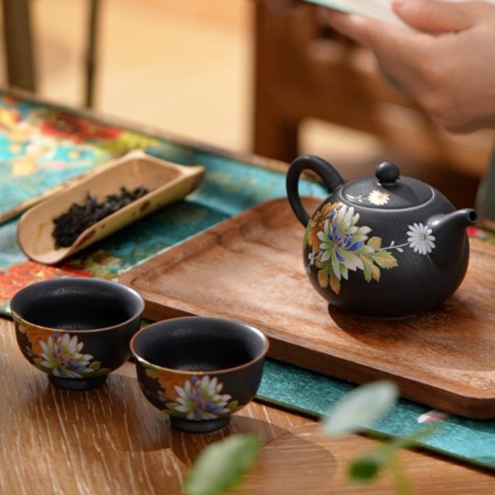 【成艺】清雅凝香便携式户外快客杯功夫茶具高档家用办公泡茶器茶壶