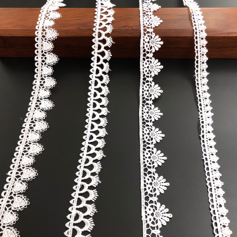 绣花边时尚小条白色花边辅料窗帘布艺装饰手工制作搭配装饰