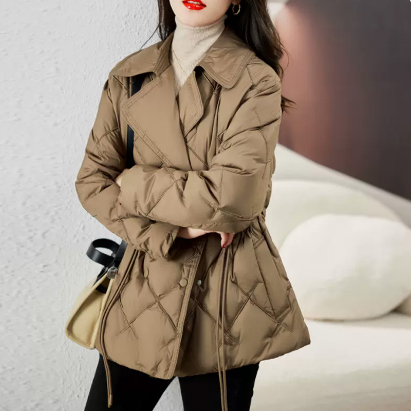 6296短款羽绒服女2024年爆款洋气小香风收腰气质fashion网红新款