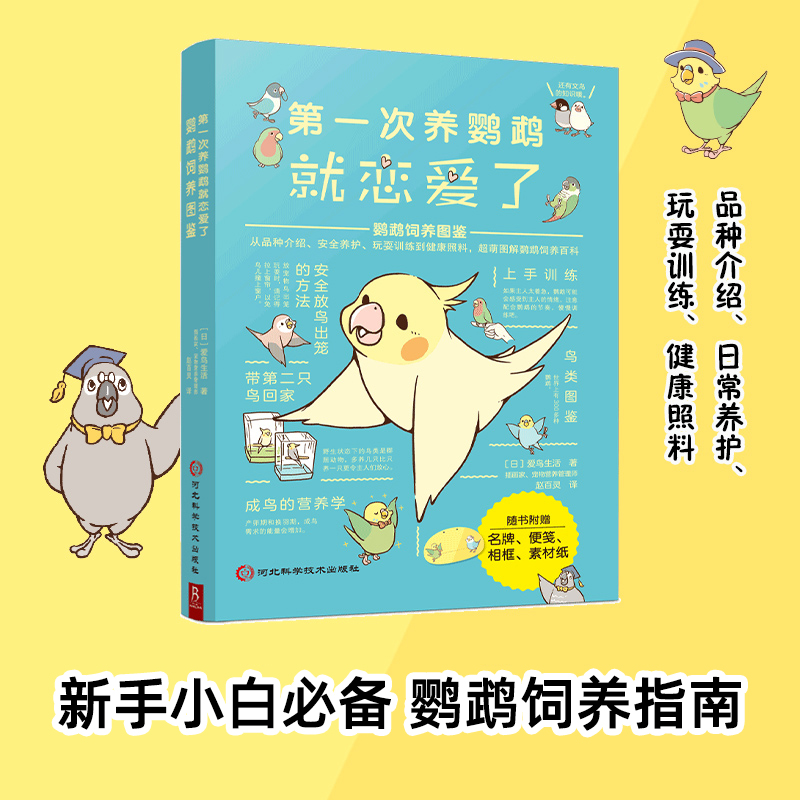 【书中缘】养鹦鹉就恋爱了新手小白养鹦鹉入门饲养指南书