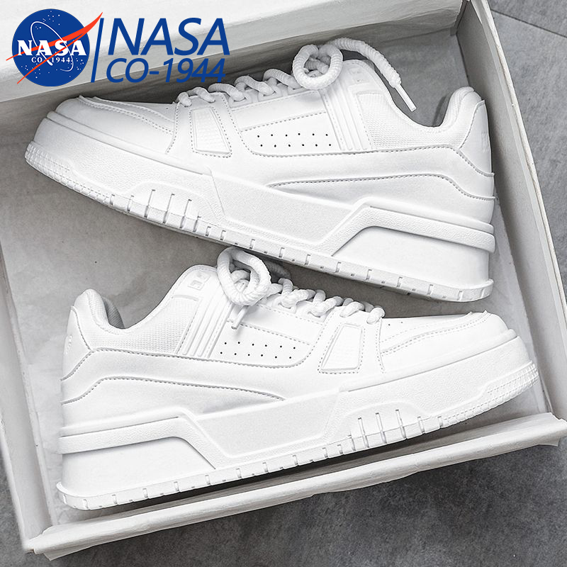 美式男款新款潮流百搭厚底休闲男款爆款2025新款男士厚底增高板鞋