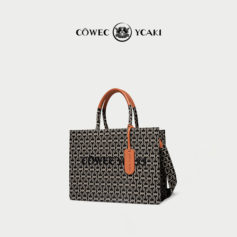 【官方正品】Cowec Ycaki手提包包女时尚单肩大容量托特包男女z