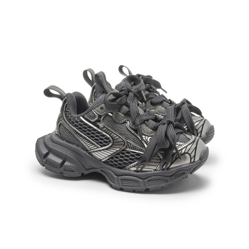 儿童老爹鞋新款2025爆款秋冬季男童鞋子加绒二棉鞋宝宝女童运动鞋