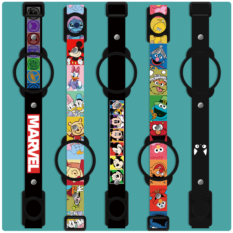 通用二合一双圈背水带饮料矿泉水瓶保温杯奶瓶卡通挂绳斜挎便携宽