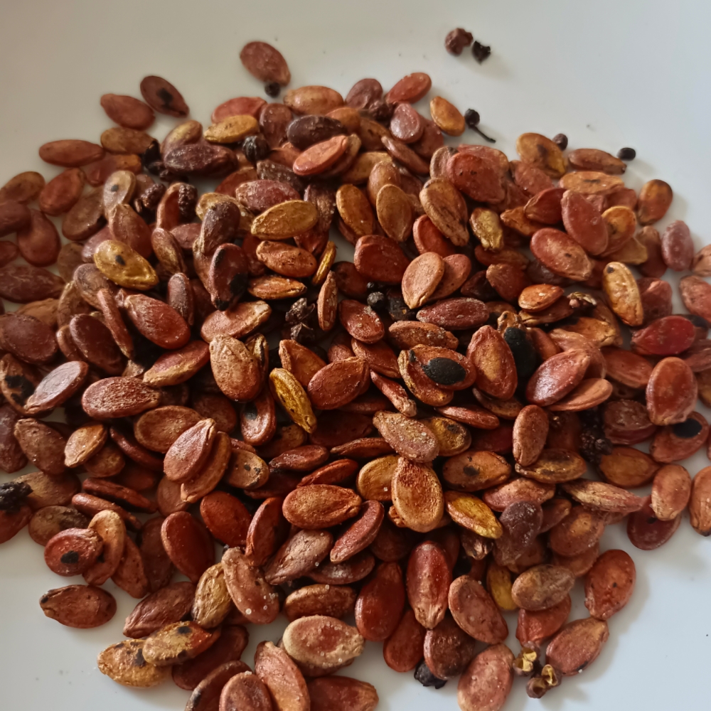 湖北红安特产打西瓜子纯手工铁锅炒的红瓜子黑瓜子2024年新瓜子