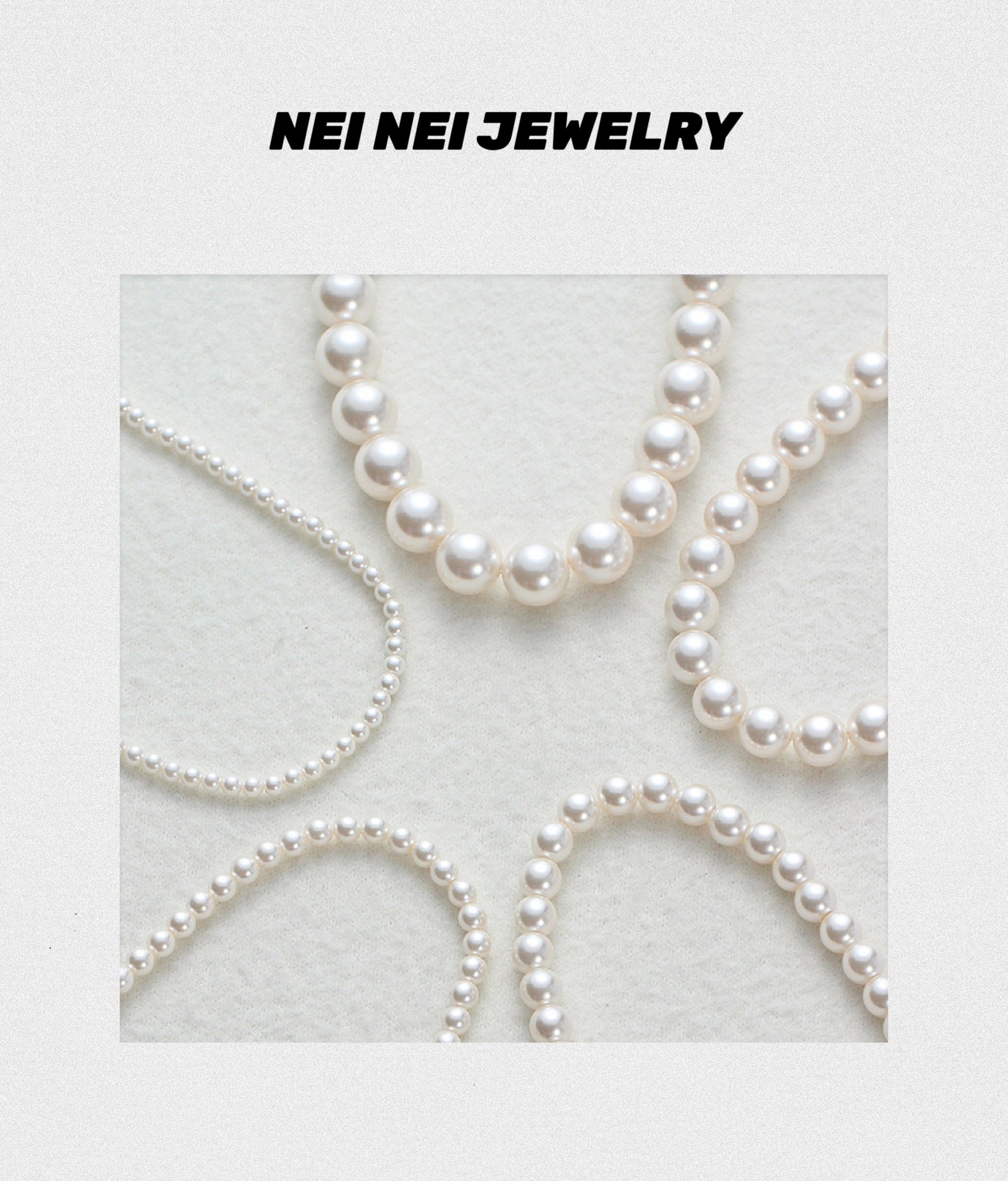 【奶糖】施家珠项链时尚经典简约优雅气质暖白