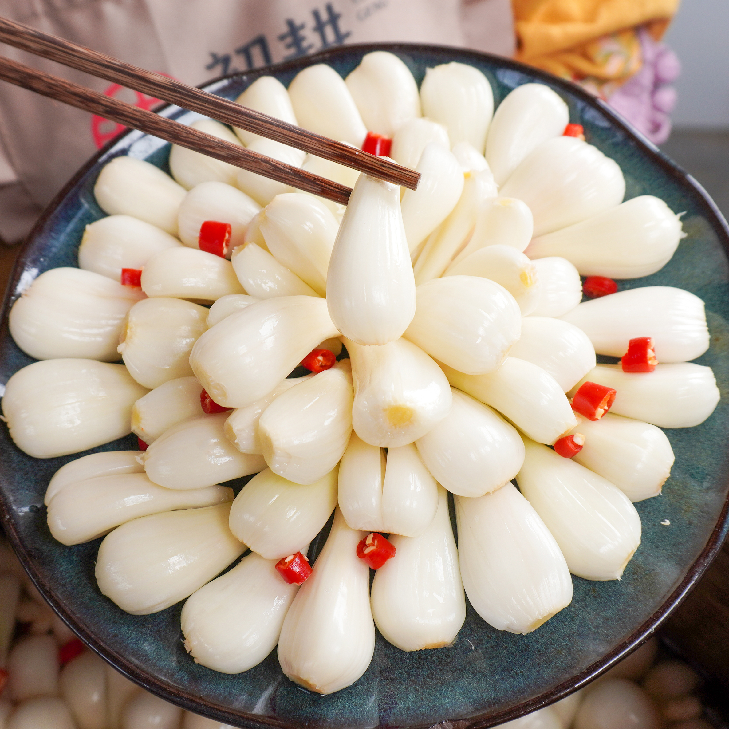 初耕2025新鲜泡藠头酸辣茭头荞头泡菜传统老坛泡菜正宗四川泡菜