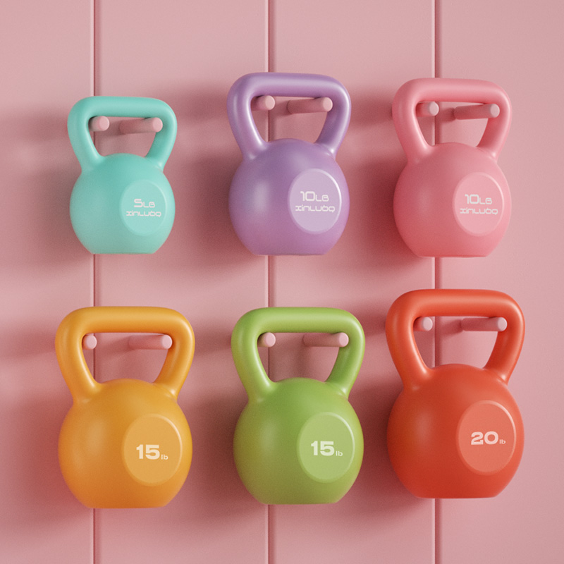 壶铃实心专业健身女男士哑铃通用锻炼深蹲提壶摇摆居家健身器材