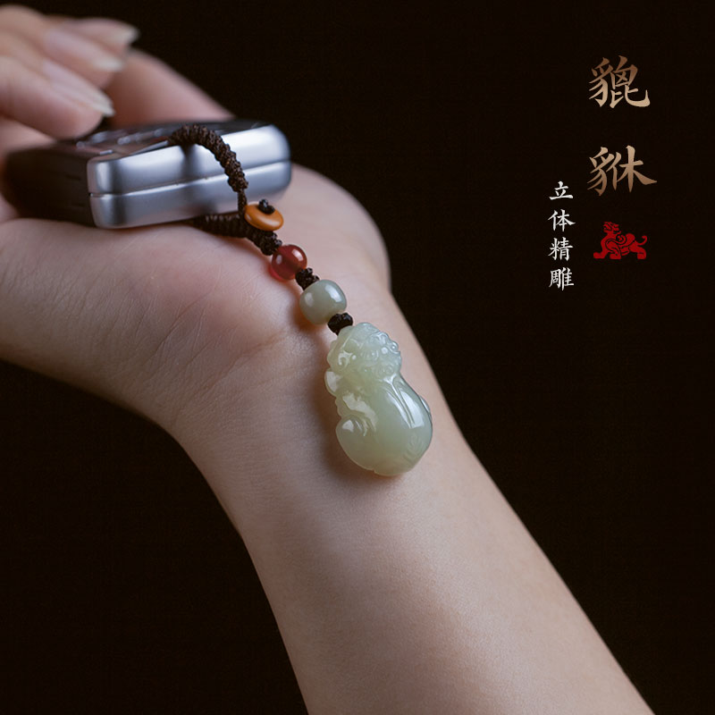 创意礼品高档精致貔貅钥匙扣挂件男士女款挂件小饰品七夕生日礼物