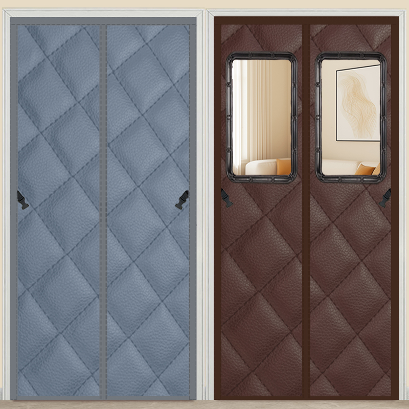 娇语冬季棉门帘加厚家用保暖防风防寒防冻挡风隔断磁性自对吸隔音