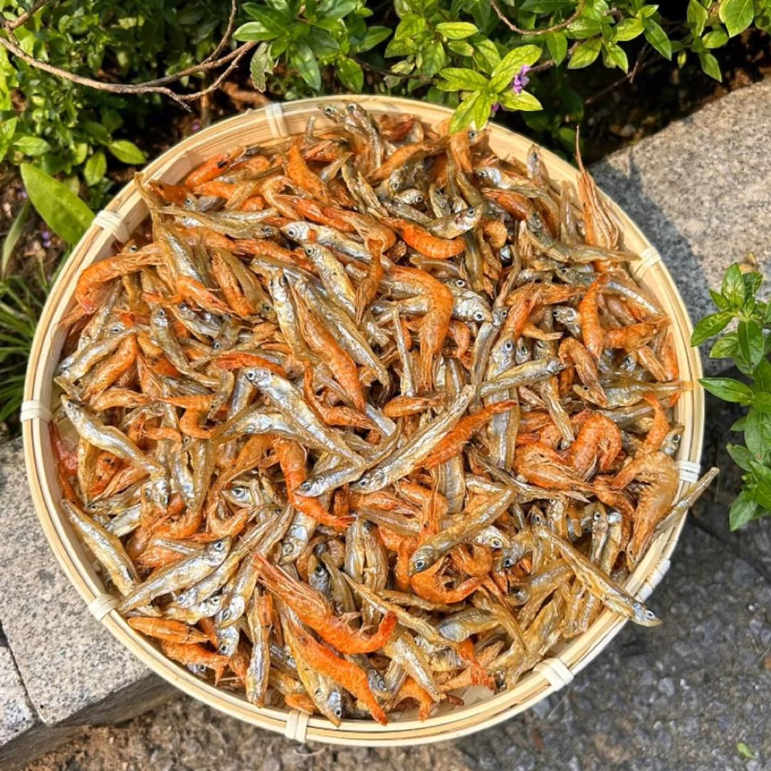 小鱼小虾混合装农家自然晒干自晒鱼干干货淡水小鱼虾干河鱼下饭菜