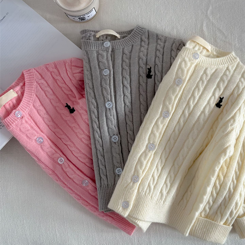 Loving Duck/爱萌鸭儿童秋款洋气韩版毛衣外套秋季男女童外套