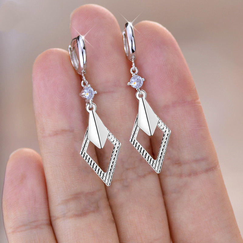 925银耳饰 气质高级感瘦脸纯银耳环女2023年新款爆款网红百搭耳饰