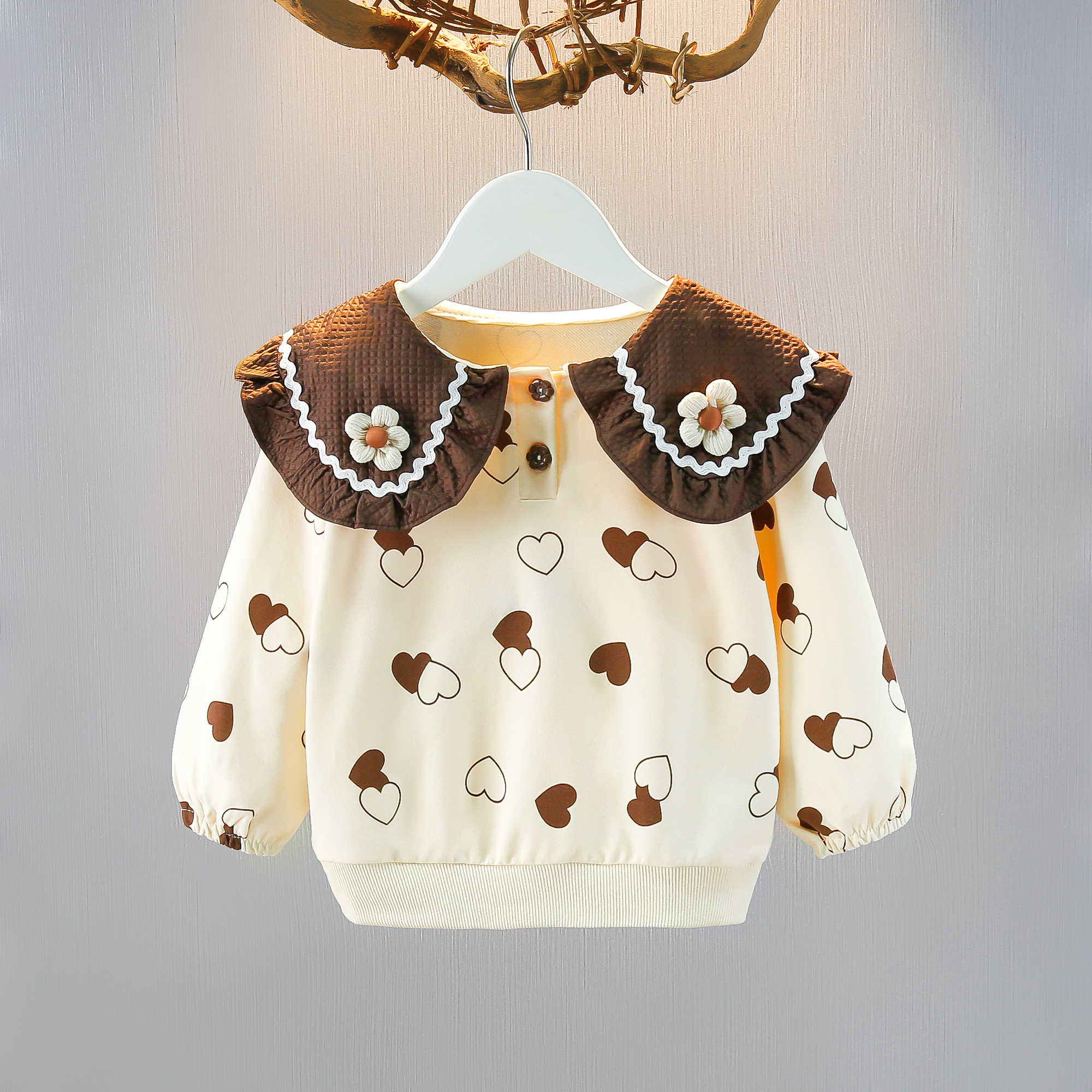 女童卫衣春秋季2024新款儿童韩系上衣长袖女宝宝洋气时尚秋装衣服