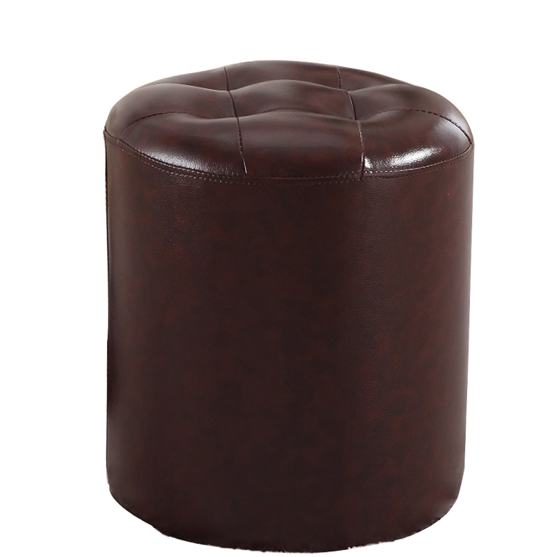 皮凳子 方凳圆凳客厅小凳子家用换鞋凳KTV试衣间皮墩子沙发凳轻奢