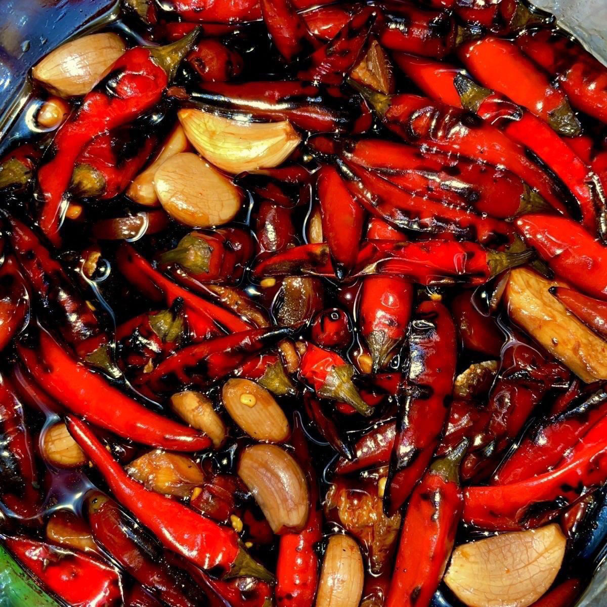 云南德宏特产火烧蒜香泡椒小米辣香辣下饭拌面即食250g