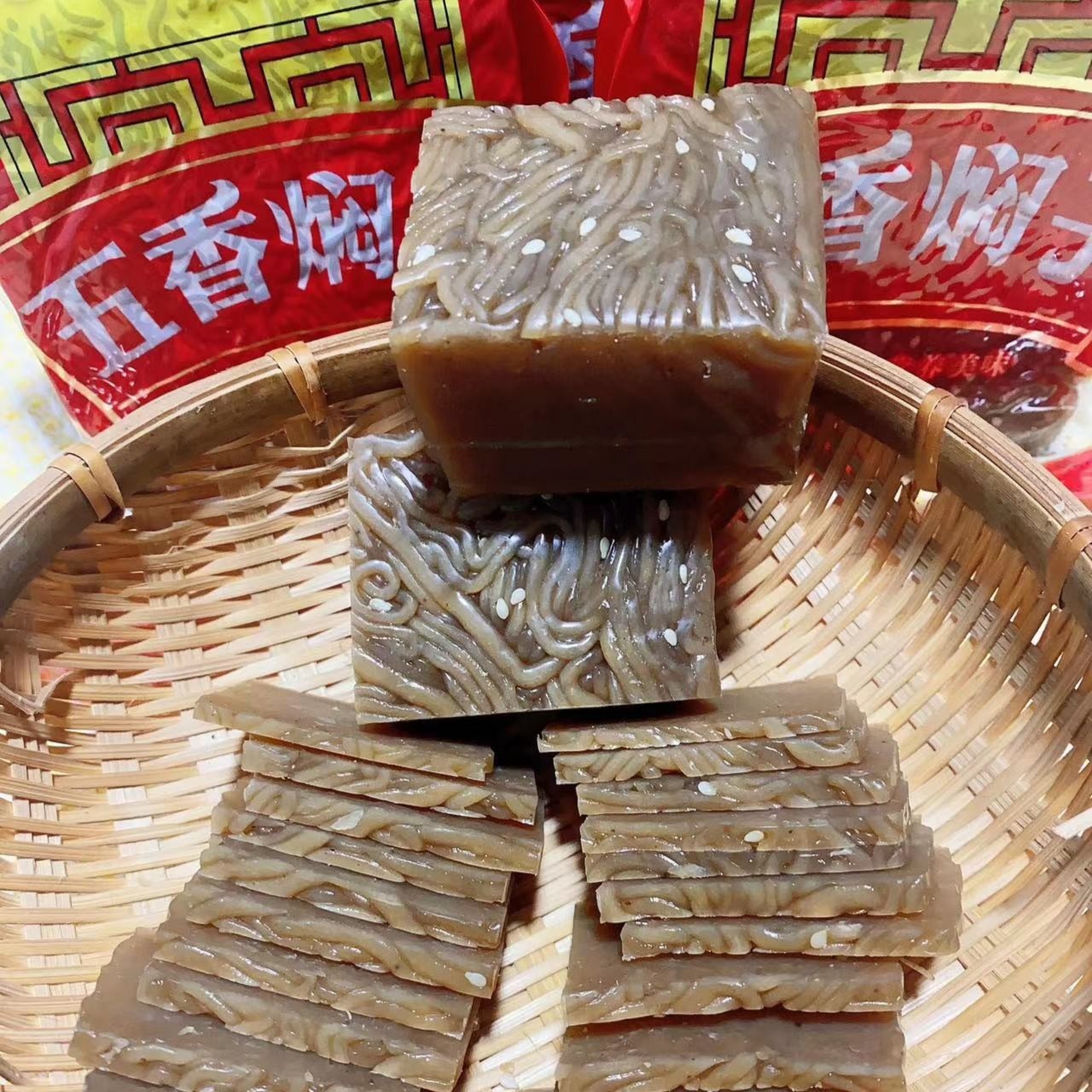 五香皮渣 焖子 真空包装炖涮煎烤专用皮渣