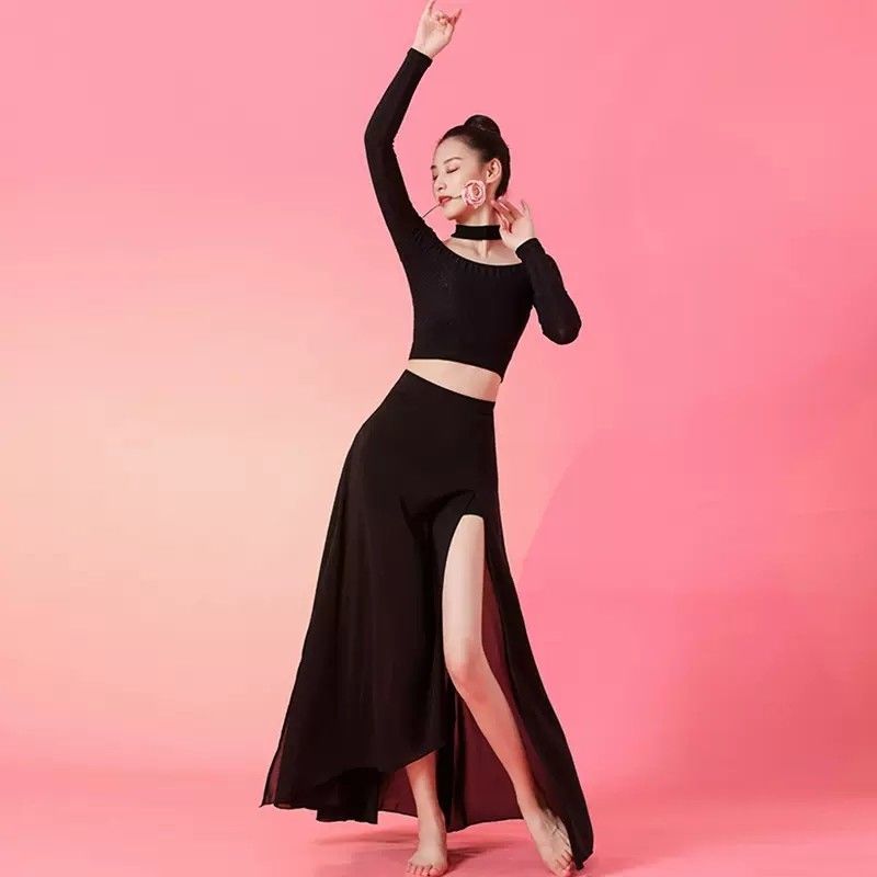 小影老师致命情人同款舞蹈中国爵士古典舞演出服气质比赛练功服装