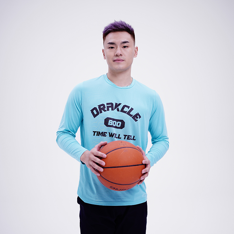 Drakcle Boo孟博龙同款美式男篮球训练服秋冬运动投篮服长袖T恤潮