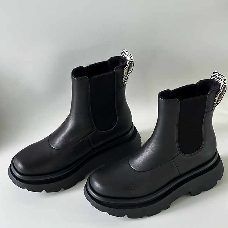 【增高显瘦】4CE轻型斑马马丁靴