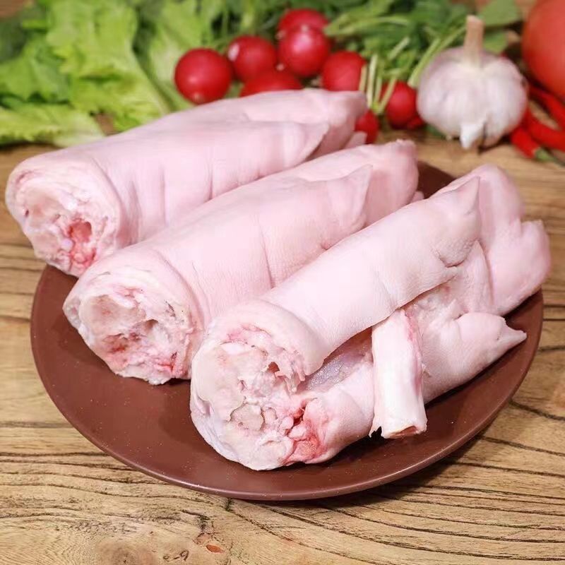 八两农家带筋蹄筋猪蹄子猪手猪脚猪前后蹄冷冻猪爪猪蹄子顺丰包邮