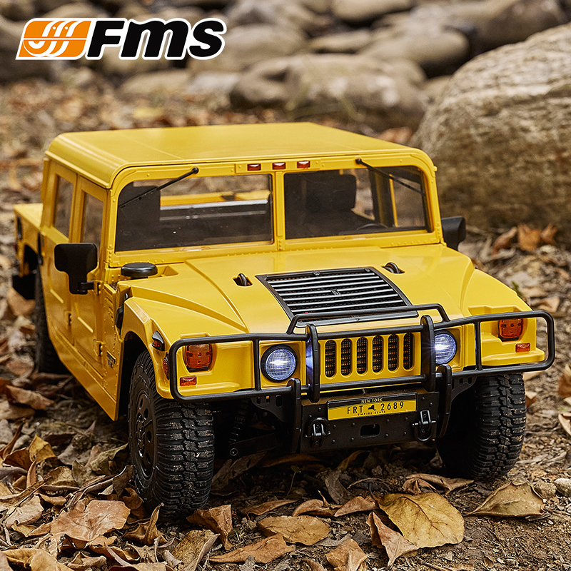 FMS【双12特价】1/12 悍马H1 RC遥控车攀爬仿真四驱收藏汽车模型