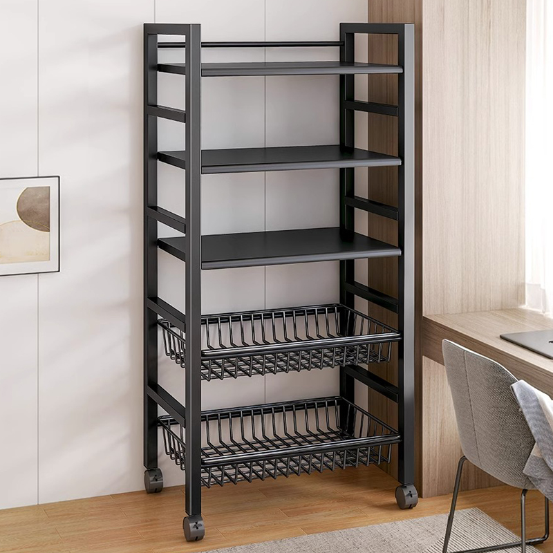 居厨厨厨房置物架菜篮子家用多功能可移动货架落地多层蔬菜收纳架