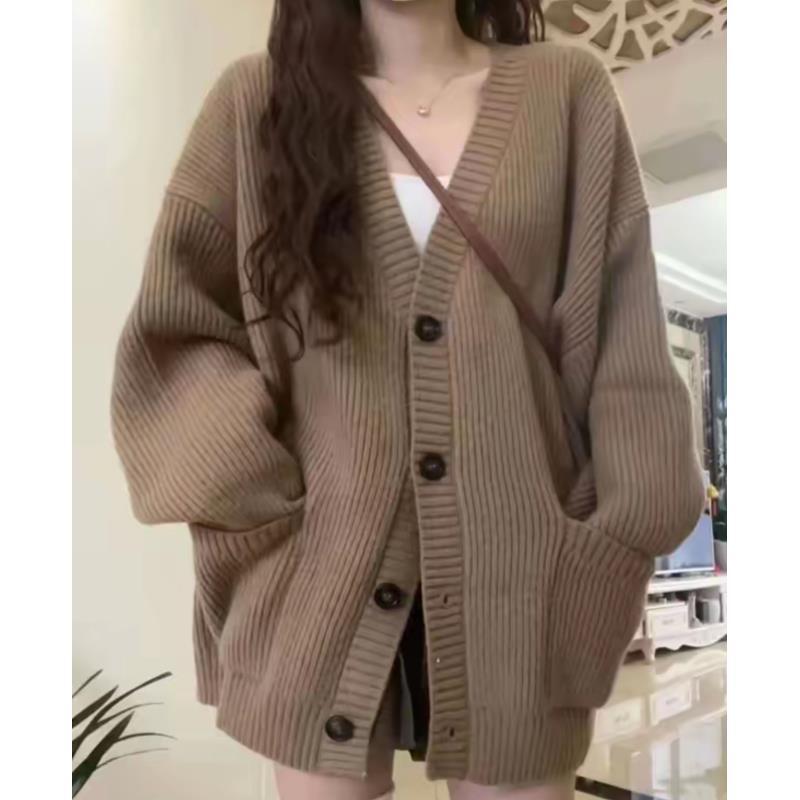 401-450新款高级爆款毛衣开衫韩版秋冬可打底外穿秋冬内搭慵懒