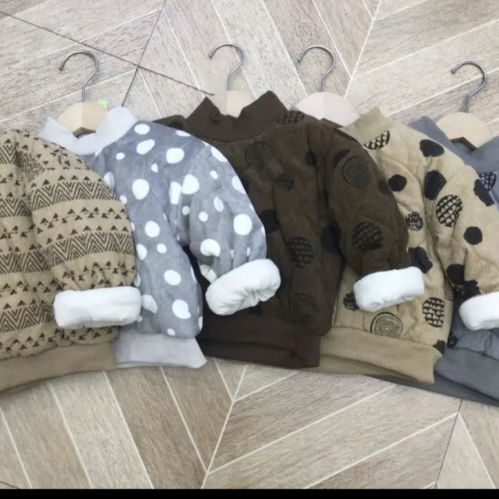 清仓条绒加厚高领保暖棉里舒服洋气时尚冬季棉袄宝宝0一4岁宝宝穿