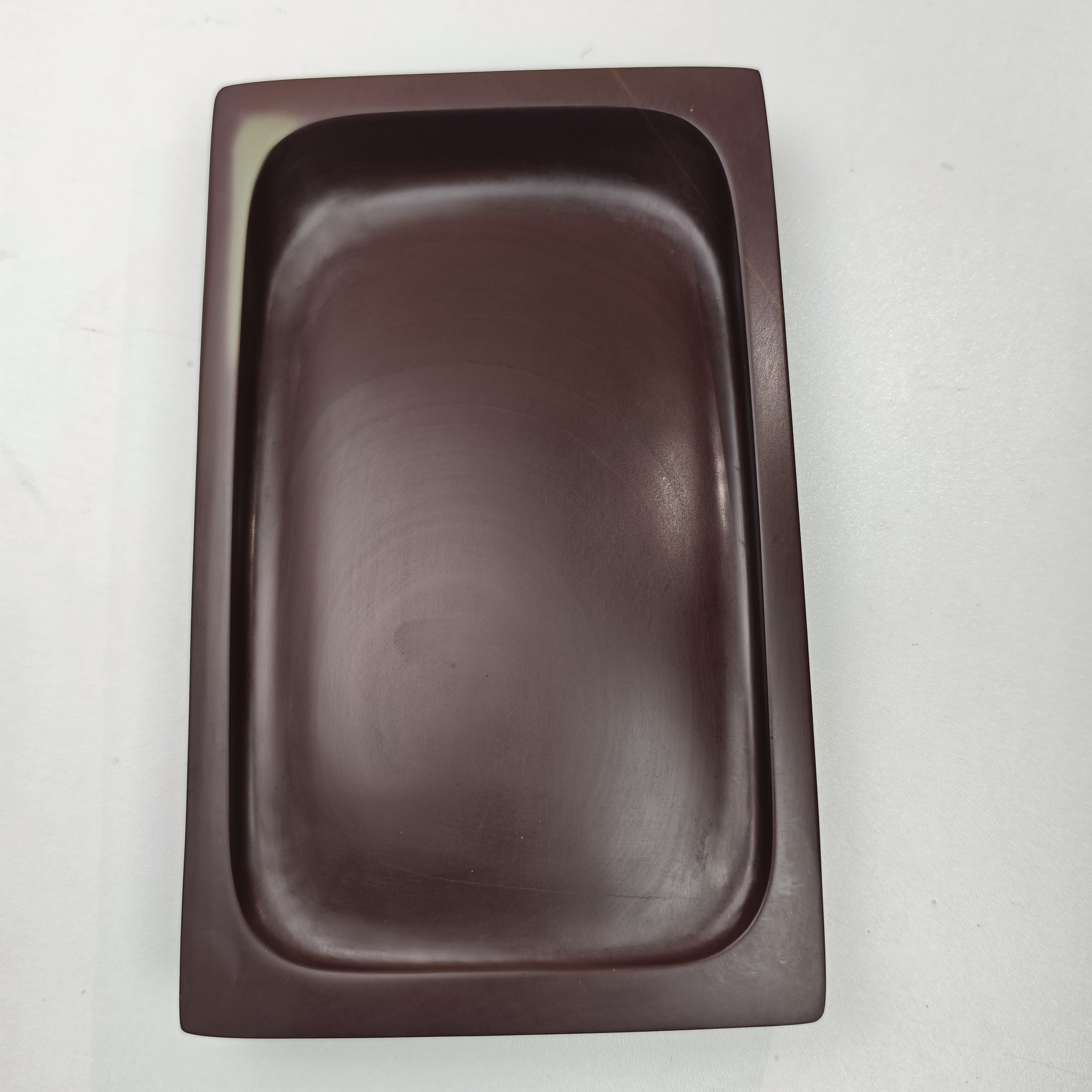 古淌池虢州石材质特色砚台虢州石砚石头仿古抄手斜淌池砚