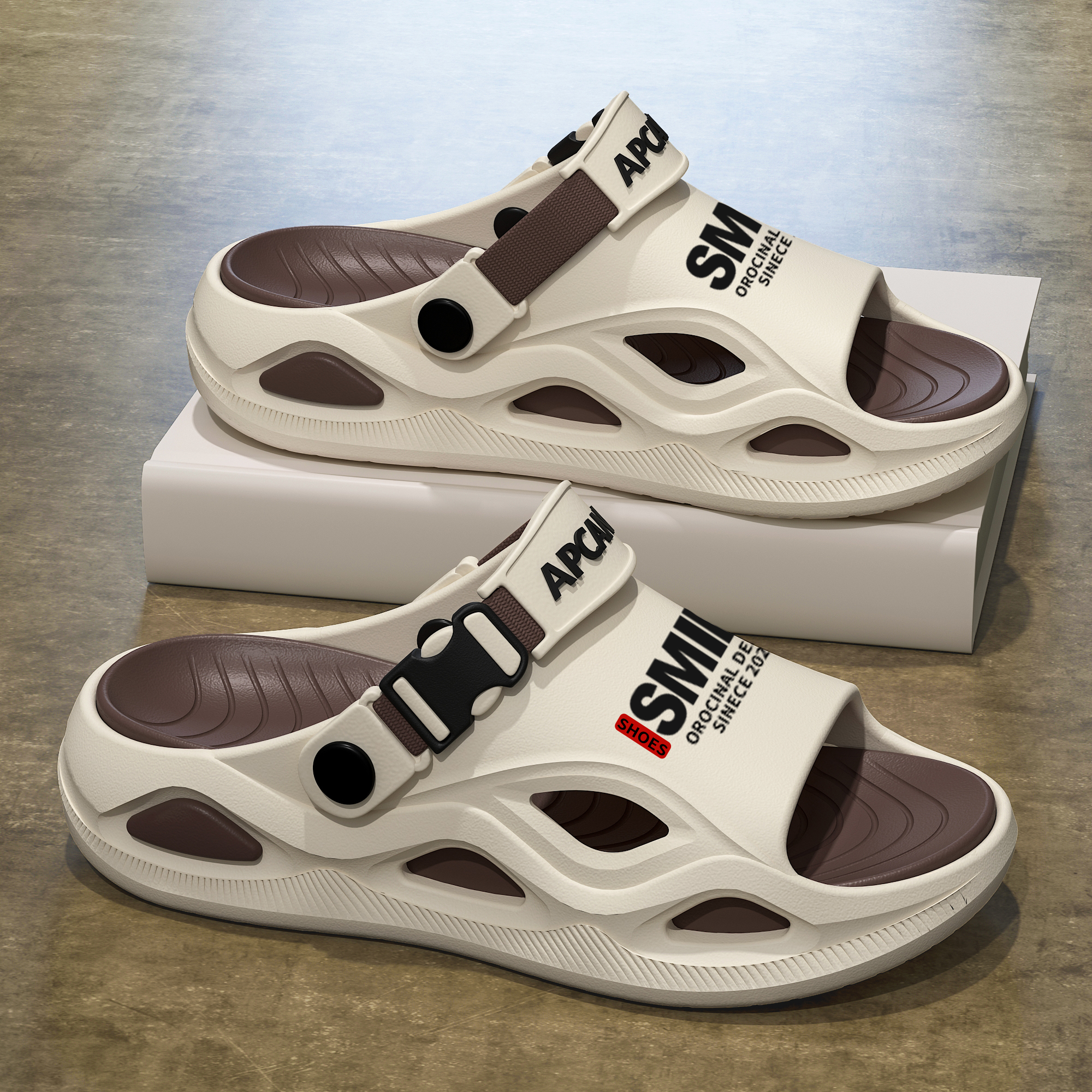 凉鞋男款夏季新款外穿踩屎感软底防滑两穿户外休闲百搭男士凉拖鞋