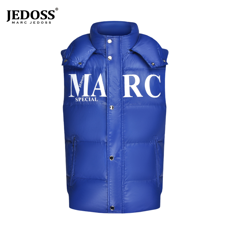 秋冬款男装时尚简约LOGO印花保暖马甲冬天BZ103