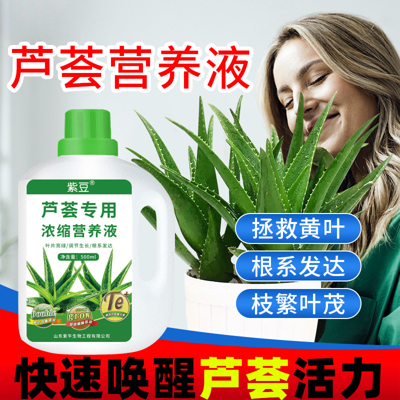 芦荟专用浓缩营养液绿植肥料花肥有机肥缓释肥叶面控释肥直销