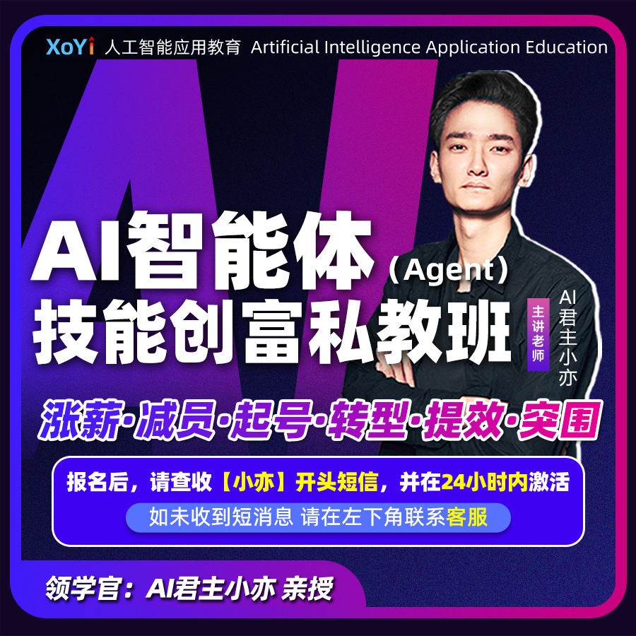 AI大模型智能体（Agent）技能创富私教班-读书卡 G