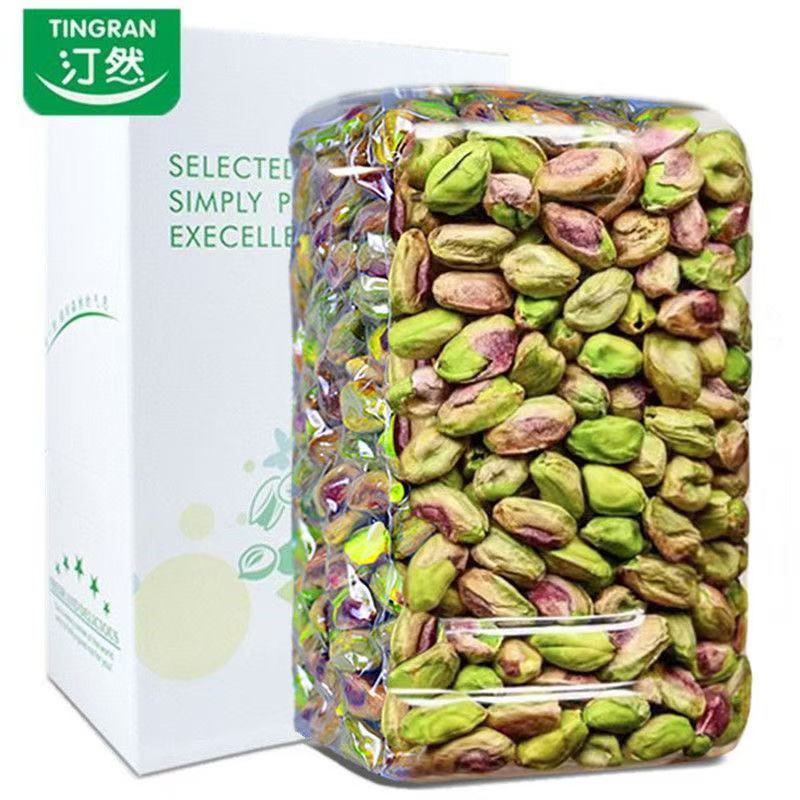 【汀然】整颗开心果仁去壳紫衣开心果原味熟烘焙原料新坚果孕妇零食