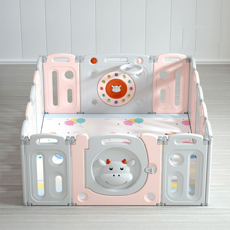 清仓处理宝宝防护围栏婴儿童爬行垫护栏室内家用学步栅栏软体折叠