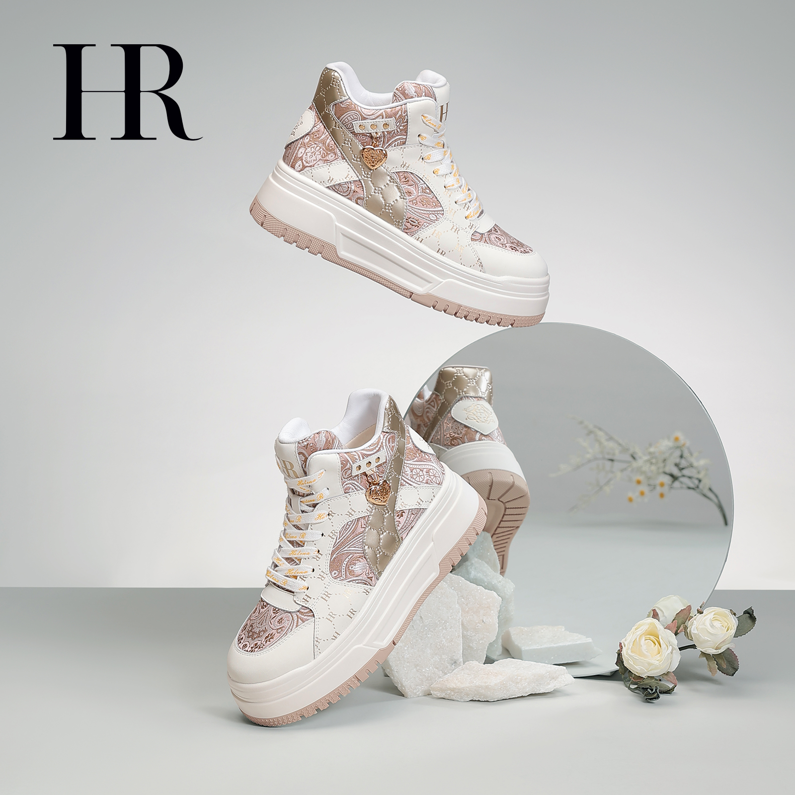 HR/赫莲娜HR赫莲娜女鞋25秋季新款加绒保暖原创新阔腿裤必备鞋