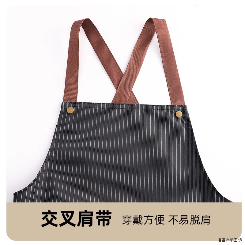防水防污透气防溅时尚俏皮中国风防油可爱做饭适用厨房专用围裙