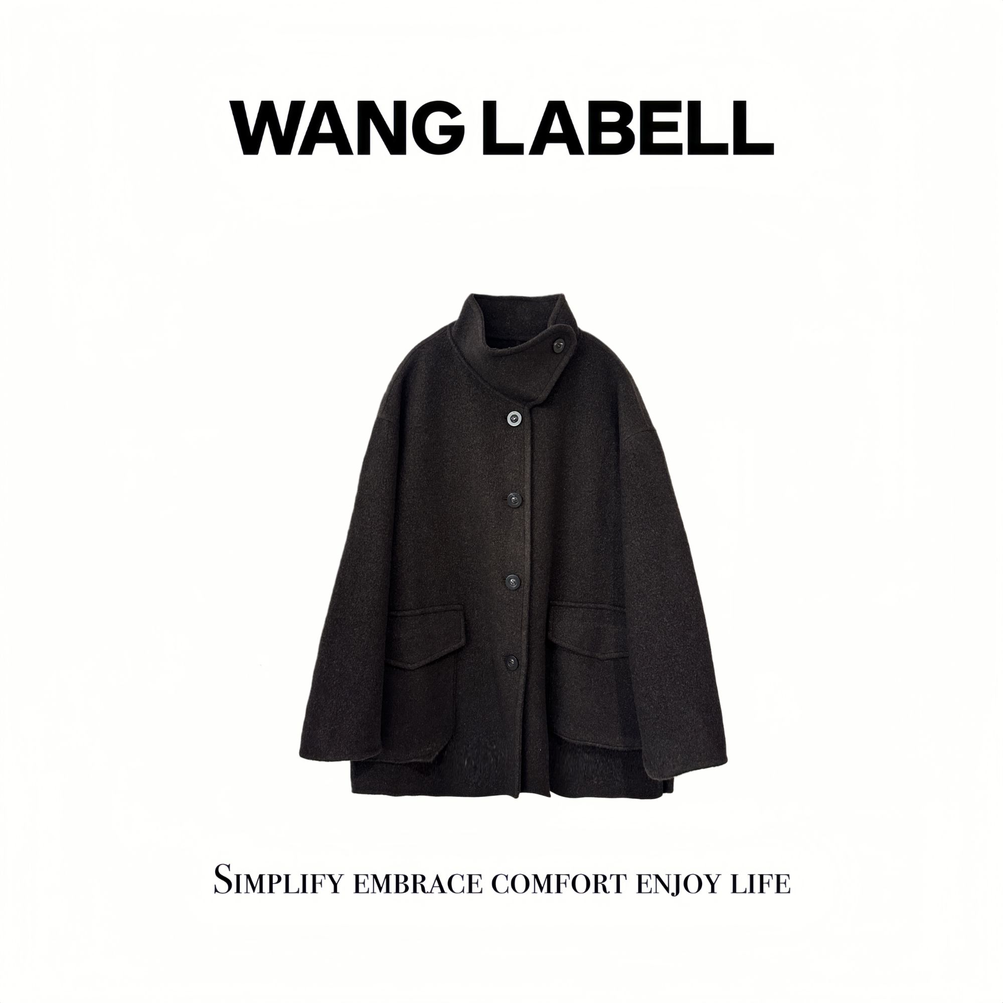 【冬】|  领扣羊绒羊毛大衣  毛呢中长款秋冬时尚