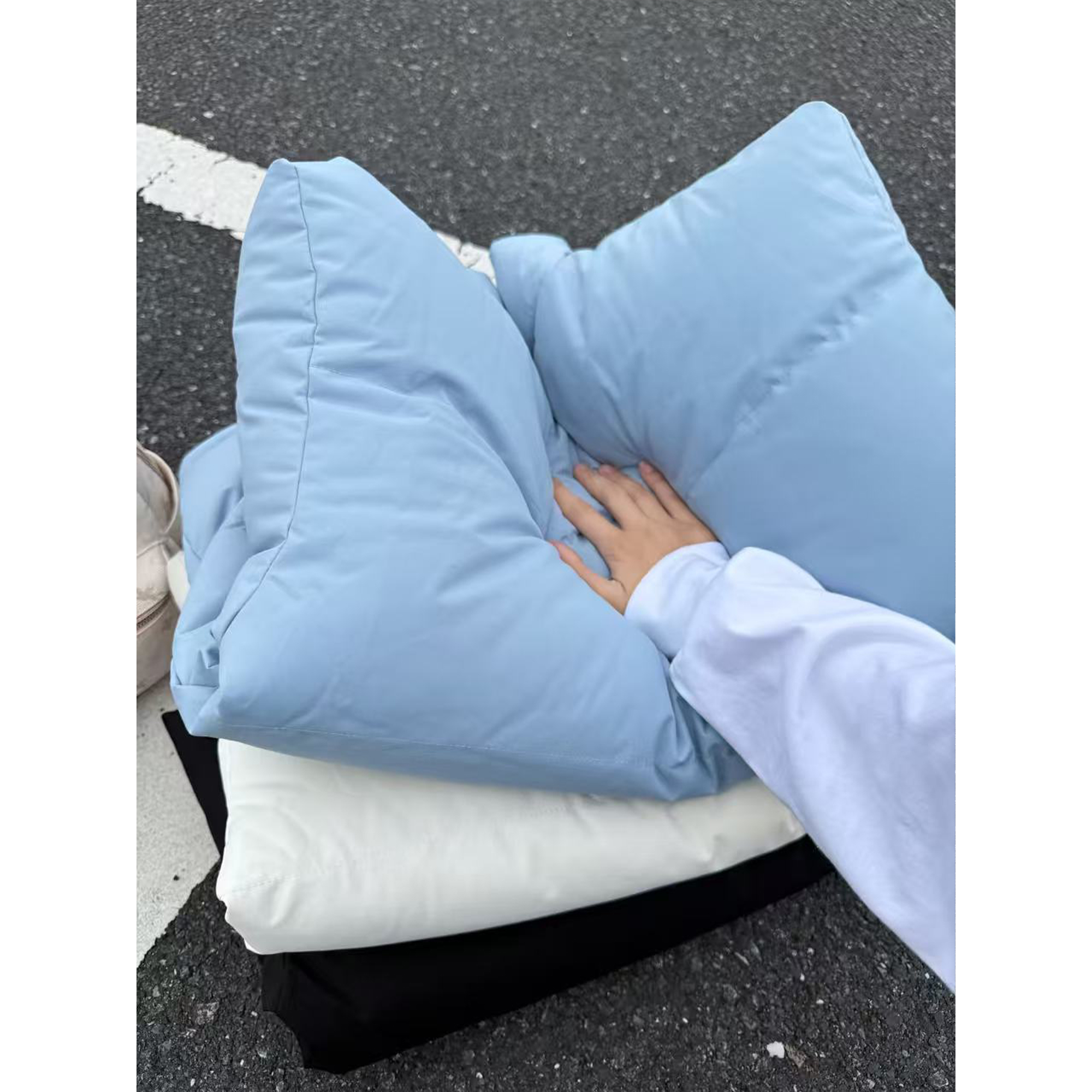 fitcheck格子拼接棉服男冬季设计感无帽立领棉衣美式高街情侣外套